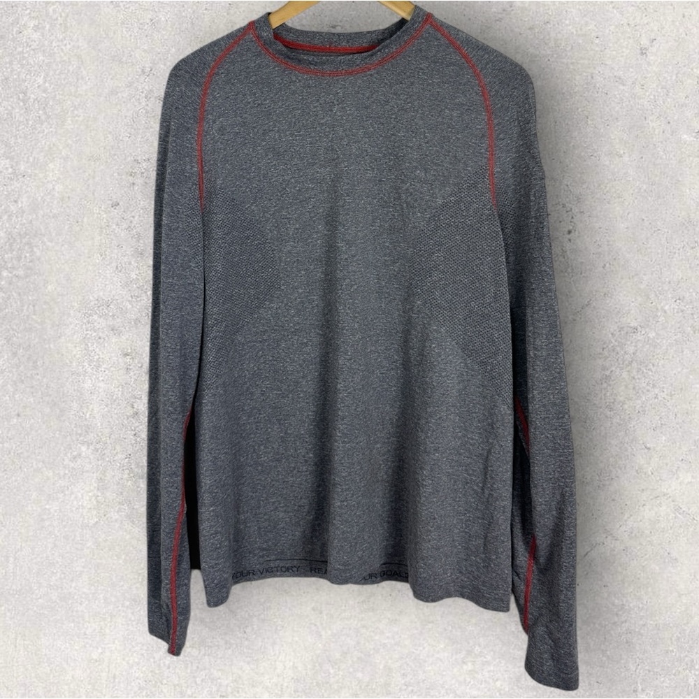 Lululemon Metal Vent Tech Long Sleeve Mens Size Medium Grey Running Shirt Crew M